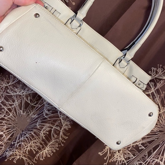 AIMEE KESTENBERG Purse Bag Handbag Leather Satchel white yellow black - Picture 6 of 14